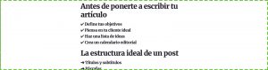 Iniciar a escribir un post para el blog desde el esquema